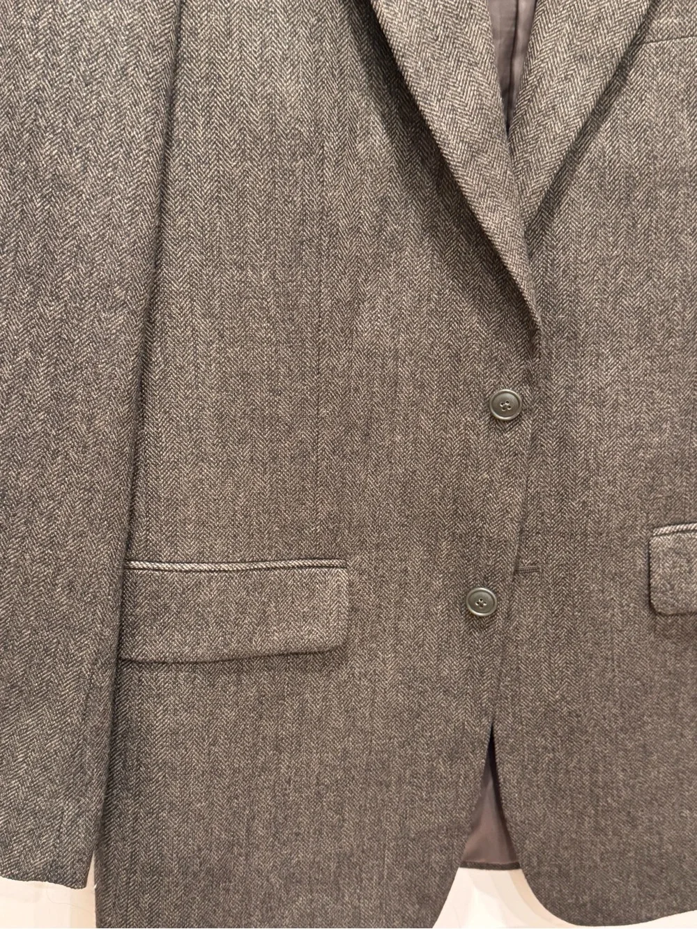 Club Room Macy’s Tweed Herringbone Blazer | Wool Alpaca Blend | Men’s 40 Long⁠